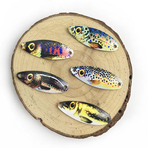 Aotuo Leurre Métallique Coloré et Réaliste Imprimé en 3D (3g, 5g) avec Lame de Spoon Spinner pour la Pêche au Bar et au Culter en Ruisseau - Vente Chaude - Product Image 3