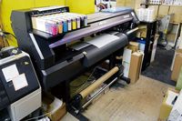 Presse d'impression et de découpe Mimaki CJV150-75 presque neuve, 31,4 pouces (80 cm)