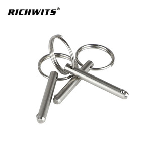 RICHWITS Stainless Steel Safety Pin 10Mm Head Diameter Cylindrical Head For Rope Connection <b>Yacht</b> Rv Accessories - Product Image 3