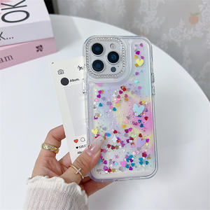 Per samsung <span class=keywords><strong>galaxy</strong></span> A36/A56 dipinto a resina epossidica amorevole copertura del cuore antiurto Tpu + pc ragazza donna Handyhille custodie del telefono cellulare - Product Image 5