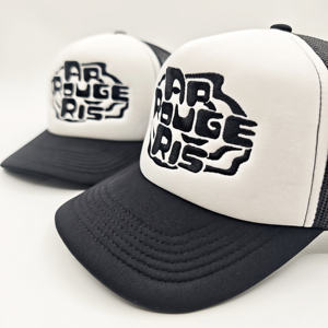 หมวกเบสบอล 5 แผง คุณภาพสูง ดีไซน์ตาข่ายลายก้างปลา ปักตัวอักษร สไตล์ลำลองสปอร์ต เหมาะสำหรับชายหาดและสตรีทแฟชั่น ใส่ได้ทั้งชายและหญิง - Product Image 3