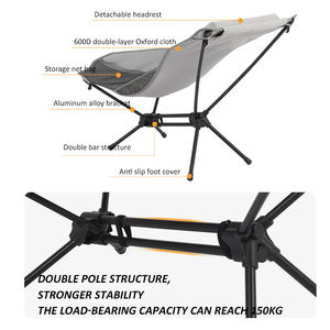 Silla de Playa Plegable Reclinable Portátil de Buena Calidad para Exteriores, Ligera, para Acampar, para Adultos - Product Image 3