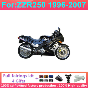 Carenados de Motocicleta, Kits de Carrocería de Plástico para Zzr250 Zzr 250 1996-2007, Kit Completo de Carenado, Carrocería, Cubierta Zzr250 1996-2007 ABS - Product Image 4