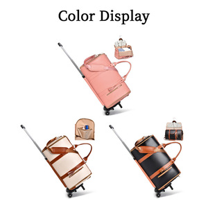 Nouvelle valise de voyage grande capacité, pliable, conçue pour les femmes, avec une poignée, adaptée au transport de vêtements et de costumes, et de - Product Image 2
