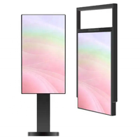 Affichages numériques pour vitrines de magasins à haute luminosité, intérieur, 43 pouces, Android 4K, 2500 nits, sur pied