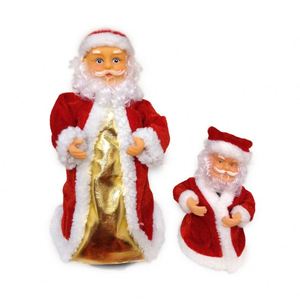 Figura Decorativa Navideña de Santa Claus Animado y Musical, 30 cm, Plástico, Arte Moderno, Única, Regalo, Muñeco de Nieve - Product Image 1