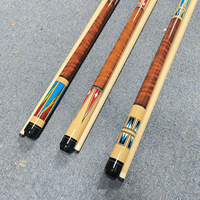Interface en bois tiges d'arbre de queue de billard en érable 57 pouces 13mm queues de billard universelles 1/2 bâtons de queue fendus piscine de billard