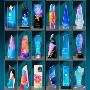 Trofeo de cristal K9 en blanco de forma personalizada barata de alto grado, premio de cristal, premios de cristal, trofeos - Product Image 6