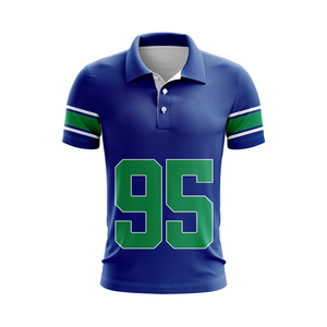 Jersey de fútbol americano nuevo y elegante de alta calidad, poliéster transpirable, personaliza el logo y el nombre, diseño de sublimación completa. - Product Image 2