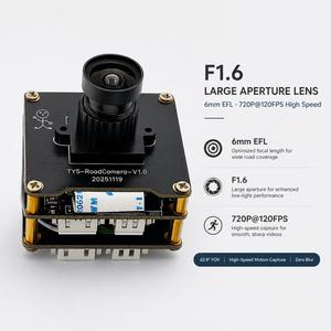 Módulo de Cámara USB Sony IMX291 de 2MP, 720P, 120fps, Alta Velocidad, Lente de 6mm F1.6, 2.9μm BSI HDR, para Tráfico en Carreteras y ALPR - Product Image 1