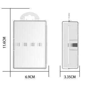 Estuche de viaje para cepillo de dientes eléctrico Alyson, caja de almacenamiento plegable de 11,6x6,9 cm para cabezales HX6013 HX6063 HX6730 D16 D12 D10 - Product Image 1