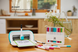 <span class=keywords><strong>Stylos</strong></span> Xinart pour <span class=keywords><strong>Cricut</strong></span> Joy écriture dessin 33 <span class=keywords><strong>stylos</strong></span> marqueurs colorés à double pointe 0.4 + 1.0 pointes, 36 paquets - Product Image 3