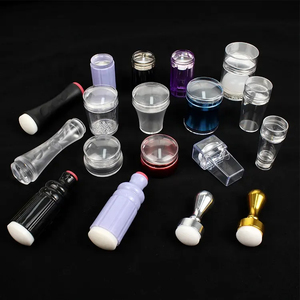 Kit de tamponnage <span class=keywords><strong>pour</strong></span> ongles <span class=keywords><strong>French</strong></span> Manicure : Outil de transfert et <span class=keywords><strong>tampon</strong></span> en silicone transparent <span class=keywords><strong>pour</strong></span> des lignes parfaites, <span class=keywords><strong>pour</strong></span> nail art DIY - Product Image 6