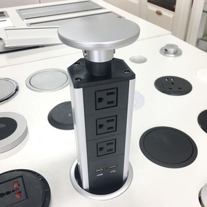 Zeshan chúng tôi/UK/EU ban đầu nhà máy Ẩn Bàn kéo ra <span class=keywords><strong>Pop</strong></span> Up Bàn hội nghị Ổ cắm thông minh Ổ cắm điện bàn - Product Image 1