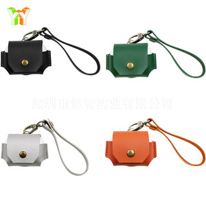Estuche para Auriculares Inalámbricos Bluetooth/Funda Protectora de Cuero, Bolsa para Auriculares de Cuero PU, Funda de Carga para Auriculares - Product Image 4