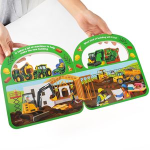 Livre cartonné personnalisé avec reliure papillon, poignée découpée, livre d'images pour enfants, couverture rigide gaufrée, impression stéréoscopique 3D pour enfants - Product Image 5