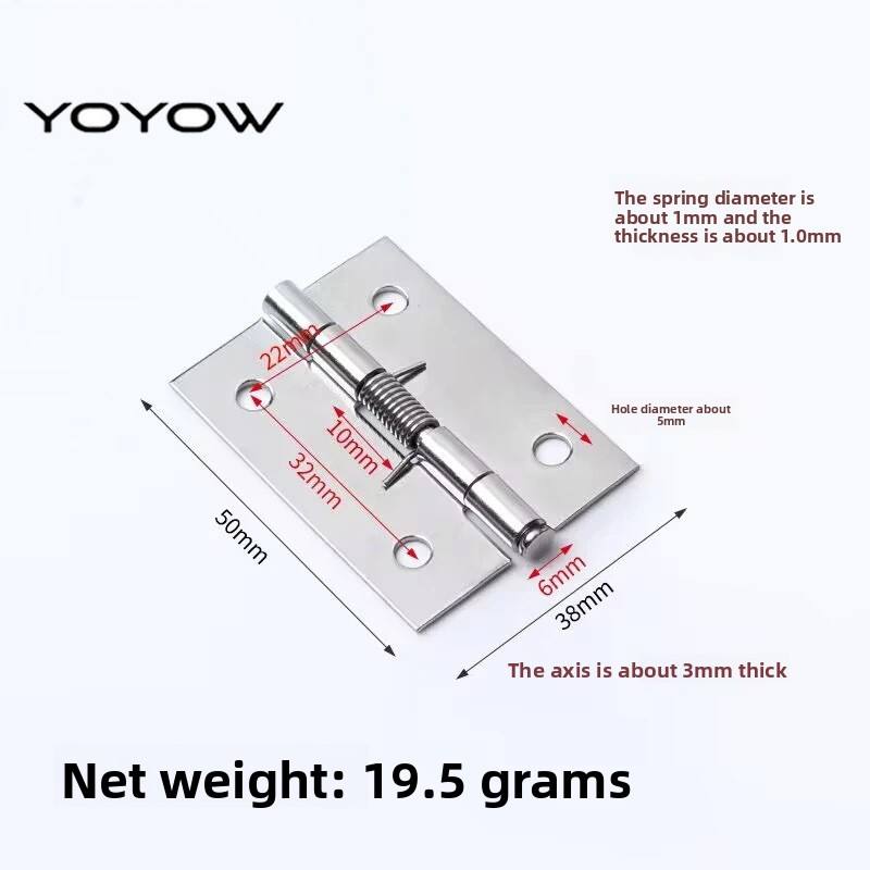 2inch stainless steel spring hinge (1 pair)