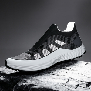 Chaussures de randonnée tout-terrain avec semelle <span class=keywords><strong>Vibram</strong></span> antidérapante, respirantes, en tricot de fil haute densité, résistantes et très séchage rapide - Product Image 2