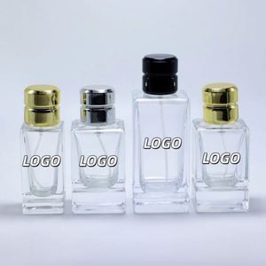 Flacons de parfum de luxe 100 ml en vrac, flacons vaporisateurs en verre vides 30 ml 50 ml avec bouchons uniques, couleur personnalisée sérigraphiée - Product Image 1