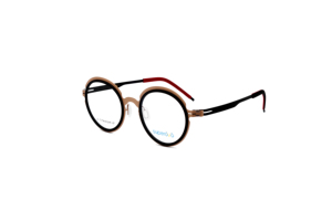 Monture <span class=keywords><strong>de</strong></span> <span class=keywords><strong>lunettes</strong></span> optiques en titane <span class=keywords><strong>de</strong></span> luxe à la mode couleur or impression élégante pour hommes vêtements quotidiens pour femmes populaires pour la myopie - Product Image 6