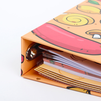 Conception personnalisée Ensemble de livres de recettes pleine page à 3 anneaux Protège-pages et 6 séparateurs pour organisateur de recettes en famille