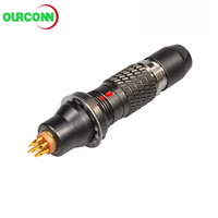 OURCONN Automotriz Tipos de conectores eléctricos Conectores Push Pull FGG 2-30 Pines Macho Hembra Circular