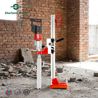 Perceuse à noyau diamanté pour béton DDB26 2600W avec support, machine de perçage électrique à eau pour les ouvertures de tuyaux et de câbles