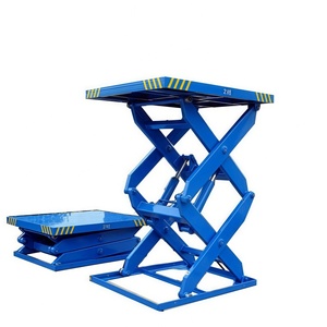 Plataforma de tijera eléctrica estacionaria hidráulica personalizada, mesa elevadora, plataforma de elevación de tijera fija, plataforma de elevación de tijera Manual - Product Image 2