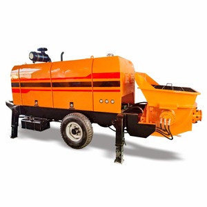 Concrete <b>Pump</b> <b>Small</b> Diesel Secondary Structure <b>Pump</b> 60m Vertical 100m Horizontal Easy Maintenance - Product Image 1