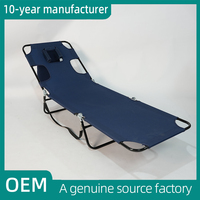 Chaise longue pliante pour patio, plage, camping, lounge, chaise longue inclinable avec livre de lecture, trou pour le visage