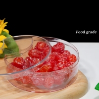 Vente en gros PS plastique transparent Tiramisu Boîte à dessert personnalisé Pâtisserie Biscuit Cookie Récipient pour nourriture pour gâteau Tiramisu Emballage