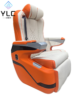 Siège de van de luxe 2025 avec table pliable, sièges capitaine inclinables, écran tactile, siège de pilote pivotant