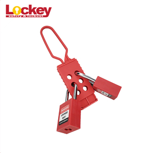 Lockey Loto D'isolation En Nylon Lockout Hasp pour 6 Cadenas - Product Image 4