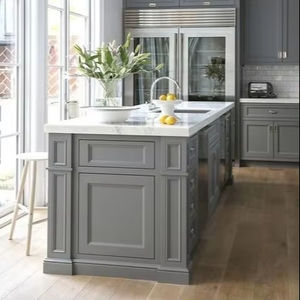 Set di Mobili Modulari per <span class=keywords><strong>Cucina</strong></span> in Stile Shaker Moderno in Kit di Montaggio Fai da Te con <span class=keywords><strong>Base</strong></span> Lavello per Appartamenti - Product Image 1