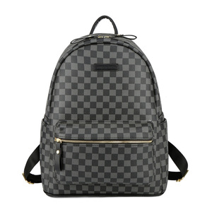 Laptop <b>Backpack</b> <b>Large</b> Capacity Crocodile Pattern Business Commuting Travel Bag For Men And Women - Product Image 5