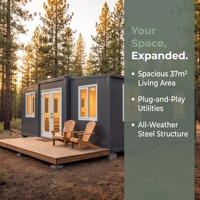 Maisons préfabriquées portables, modulaires, conteneurs, maisons préfabriquées démontables, mini-maisons conteneurs