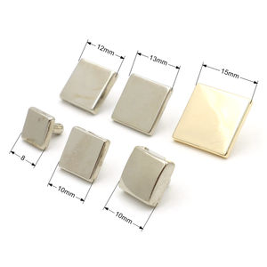 Çanta ayakkabı kapaklar için Metal parçalar torba alt damızlık bez giysi çanta çift kap perçin vida perçin çanta ayaklar - Product Image 6