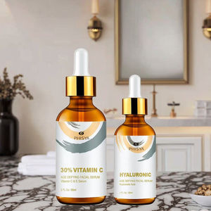 Siero viso Anti-invecchiamento organico PHISYA Set di acido ialuronico e vitamina <span class=keywords><strong>C</strong></span> ingrediente principale olio di Emu per combattere le rughe siero per il viso - Product Image 4