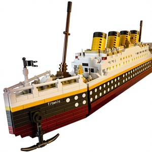 Modèle de croisière Titanic, le naufrage du Titanic, coque du navire, blocs de construction DIY, plastique ABS, jouet électronique, échelle 1:32, kit DIY - Product Image 3