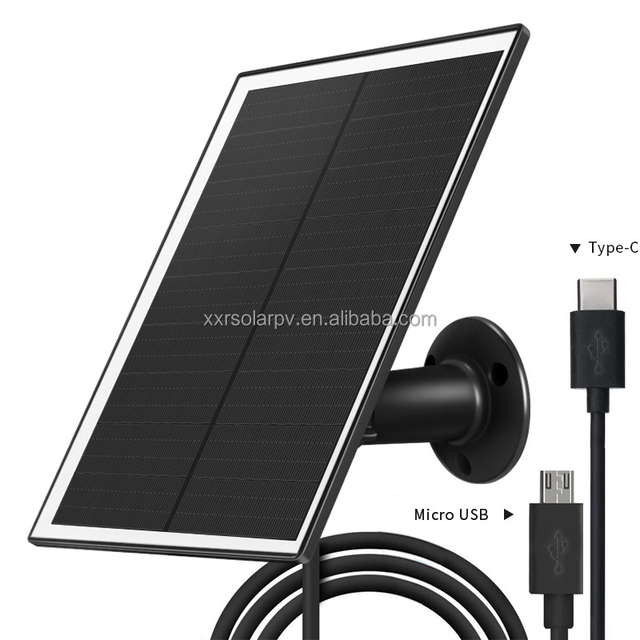 7W 6V Glass Solar Panel with Wireless Charging Automatic Weather Station Connection Outdoor PERC Solar Panel OEM Power