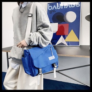 Sac bandoulière homme tendance, style workwear inspiré d'<span class=keywords><strong>Instagram</strong></span>, décontracté japonais, grande capacité, sac messager audacieux - Product Image 3
