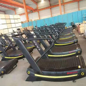 Máquina de correr de energía autogenerada, pista deportiva, caminadora de fitness woodway, cinta de correr comercial no motorizada