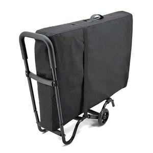 Échantillon Gratuit Prix Direct Usine Sac de Transport Universel en Toile Noire pour Tables de Massage avec Fermeture Éclair et Une Poche - Product Image 1