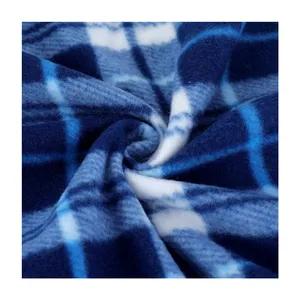 Buy Firm Structure Sustainable Not Easy To Deform Polar Sherpa 100% Polyester Print Soft Fleece Fabric For Winter Coat