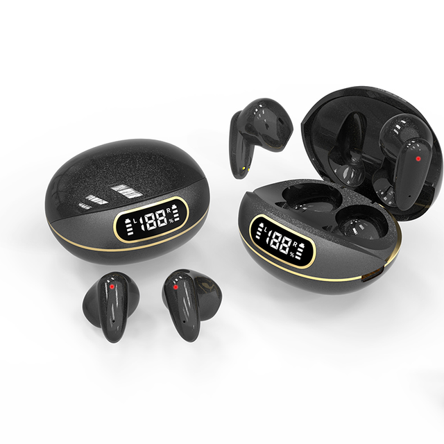 Waterproof Bluetooth Earphone X55 Colorful True Wireless Sport Earbudswith LED Display Stereo Sound Sports Earbuds
