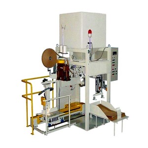 Machine d'ensachage automatique de particules 20-50 kg / Scelleuse de sacs pour poudre, granulés et béton + Ferme-sacs - Product Image 1
