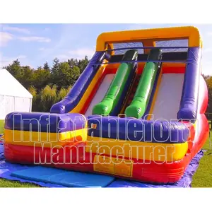 18ft inflatable slide commercial water slide plastic Tobogan Inflable de Agua inflatable slide with blower