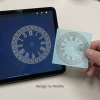 Etiqueta Adhesiva de Transferencia de Níquel Electroformado en 3D Personalizada, Calcomanía Metálica de Alta Precisión para Esferas de Reloj y Marca de Relojes de Lujo
