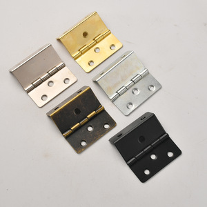 Charnière d'angle droite pour meubles, grande, 43 mm, en fer, à montage en surface, style industriel durable - Product Image 3