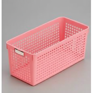 Panier de rangement Inomata Slim Name en couleur rose - Product Image 1